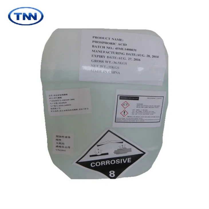 Fosfor kislotasi 85 foiz oziq-ovqat mahsuloti